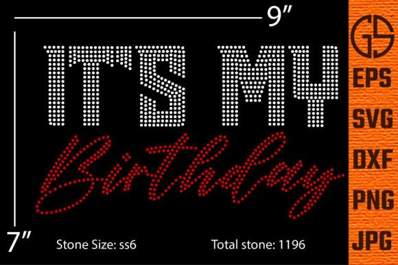 A Sparkling Birthday Graphic Asset for T-Shirt Designs & Beyond