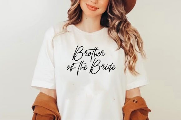 Brother of the Bride Graphics for Branding & T-Shirt Designs