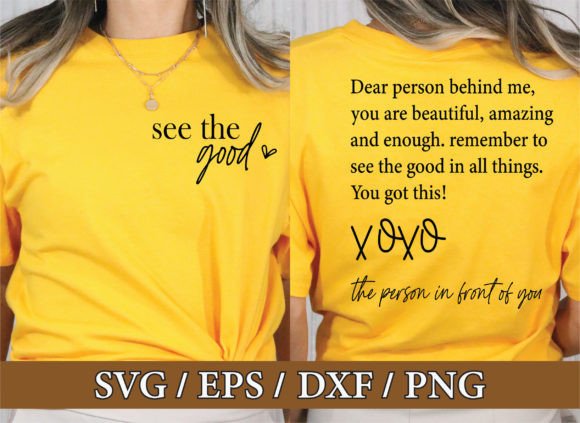 Dear Person Behind Me Svg: Graphics for T-Shirt Designs & Brand Personality