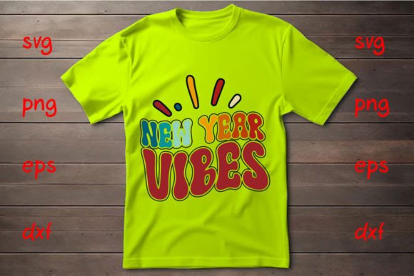 Happy New Year Retro T-Shirt Design Graphics Review