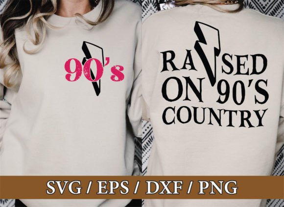 Reviewing Raised on 90s Country SVG for T-Shirt Design Graphics