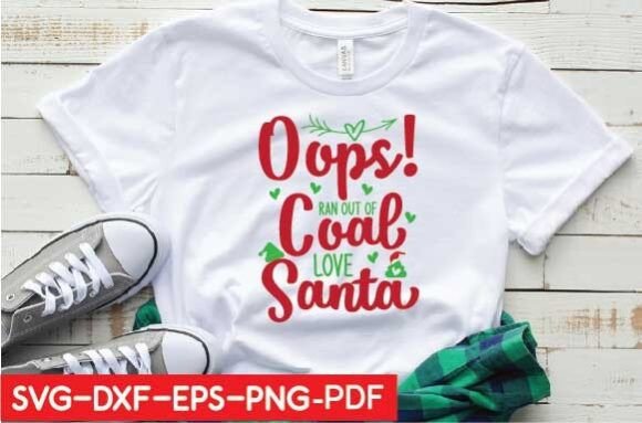 The Playful Potential of the Oops Ran out of Coal Santa Graphic